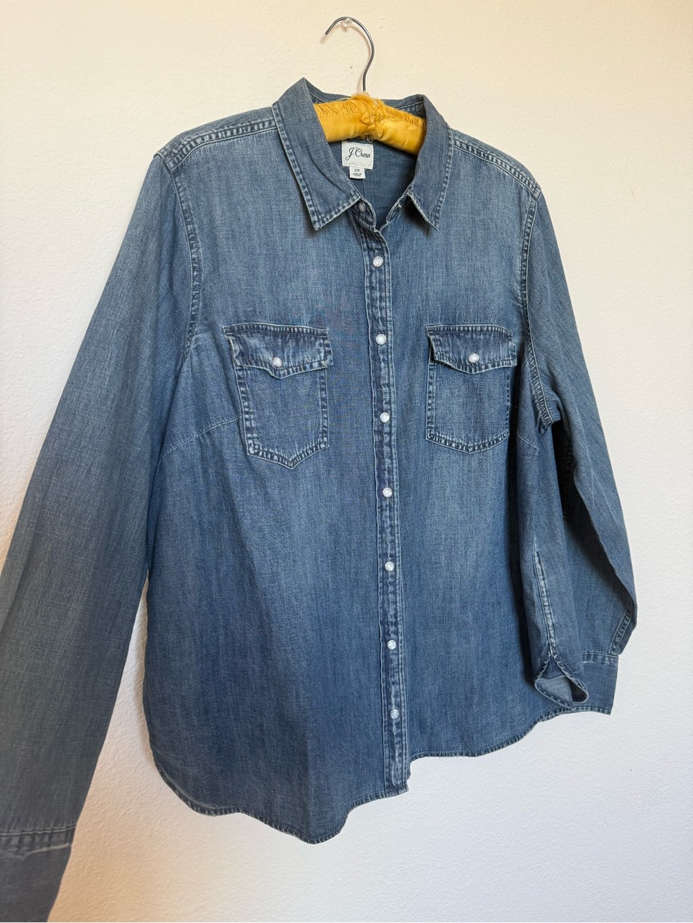 J. Crew Women’s Denim Button-Up Shirt